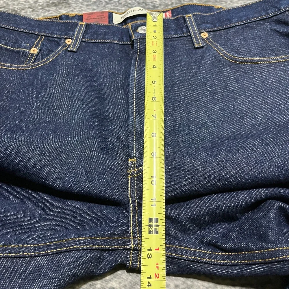 NEW Vintage‎ Levi's 505 Regular Fit Jeans Mens 38x30 Blue Denim Y2K 2000s